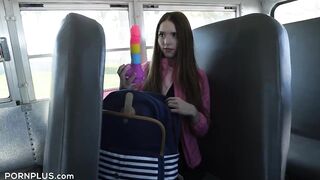 PORN+ Tiny Spinner Finally Bangs Her Big Weenie Bus Driver