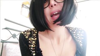 stepson, you soiled my dress with cum! and now?