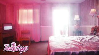 TWISTYS - Emma Magnolia Pulls Into A Roadside Motel & Showcases The Toys That Hottie Has In Her Suitcase