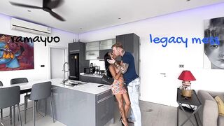 Mother I'd Like To Screw „Marisa“ get hard fucked by big rod „Magic Michel“ after weeding with a big rod surprise