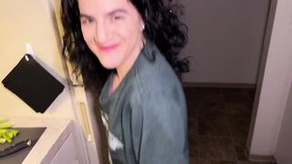 BBC Anal Fuck In Kitchen - Vanessa Cliff