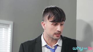 WHYNOTBI - Colleagues Ella Reese & Mason Lear Invite The New Intern Bentley Layne For A Hot Bi 3-some