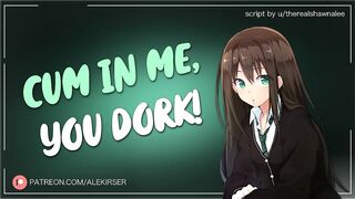 Your Tsundere Bully WANTS Your Cum! - ASMR Audio Roleplay