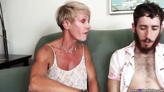 Over40Handjobs Anzee Starr Milks Joeys Monster Jock