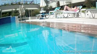 Excited wife gave her ass to a stranger on vacation