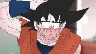 Bulma was tired after masturbation, but the break was interrupted by Goku ! Hentai dragon ball - anime cartoon 2d ( porn )