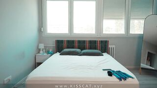 Dont cum inside step mother! Step son fastened up and fucked blindfolded Step mamma, when husband at work