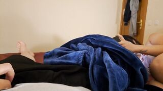 Sharing couch with hawt stepmom