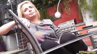 DTFsluts - BIG NATURAL BREASTS BLONDE FLOOZY ASHLEE GRAHAM AT HOME CUM SWALLOWING SEX TAPE