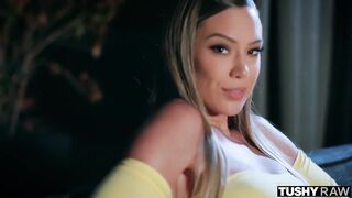 TUSHYRAW Babe Avery is hungry for some deep anal action (Avery Cristy)