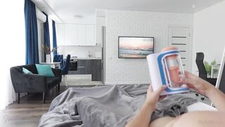 Lewd Stepmom caught her Stepson masturbating with Autoblow