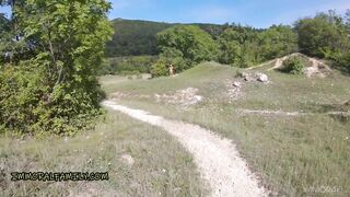 MASSIVE BOOBS NUDIST Sofia Lee LOVES it UP HER BUTT!