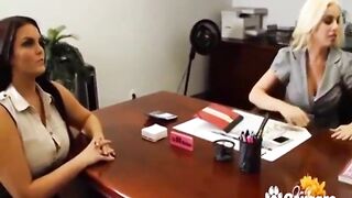 Lascivious Co Workers Have A Sexy Lesbo Chicks Threesomes (Britney Amber, Gabriella Paltrova)