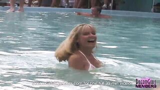 Hot Florida Bartenders Party & Flash In Skimpy Bikinis