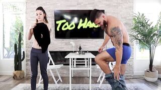 Bushy Wang discharges massive spunk flow all over college freshmen chick