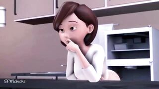 The incredibles mommy and daugther lovess