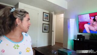 BadDaddyPOV - Busty PAWG Stepdaughter Misty Meaner has been a Bad Girl