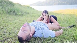 Scenic bang with big tit golden-haired floozy