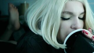 SENSITIVE ASMR - MILKY WET LICKING - EARS EATING + FEET - SOLY ASMR