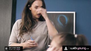 Gia Derza Fakes Being Sick To Miss College And Screw Her Girlfriend Instead