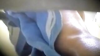 Pool changing room spy livecam shoots beauty toweling and dressing
