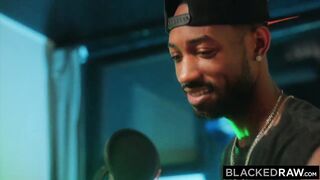 BLACKEDRAW Small Golden-Haired Christy has a big appetite for BBC