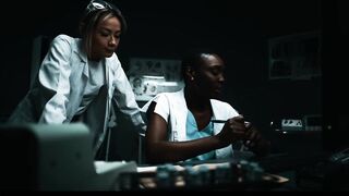 REAL LIFE VORE - Black Female-Dom squirt over Veronica Leal and swallow her