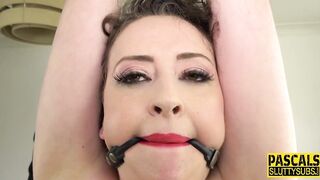 PASCALS SUB WHORES - Fat s&m bitch toying her vagina