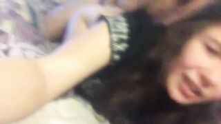 Jovencita cogiendo con viejo