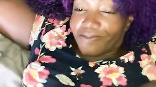 Black granny is getting fucked by young Latin daddy