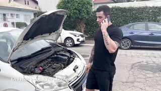 I call mechanical assist and they leave the hose oozing in 3 minutes.