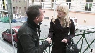 The Hot Teen Denisa Heaven Shows Her Enchanting Teen Melons To Contractor's Cum