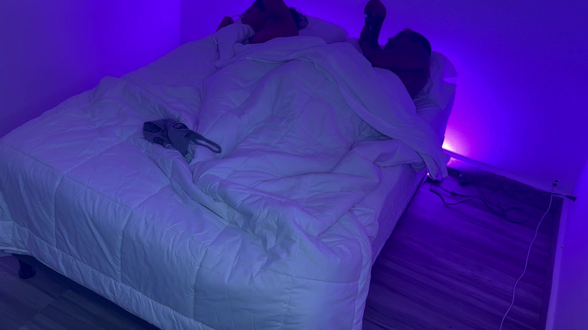 Behind the scenes. Stepmom shares couch and fucks stepson