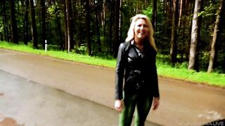 The banging car breakdown - German Golden-Haired Gets Destroyed Hardcore and Drilled in the Booty! DAYNIA