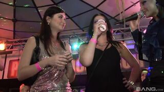 Nightclub Harlots Suck and Bang Hunk Strippers 63