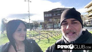 Christian Clay goes to try-out new discovery Rebecca Costa