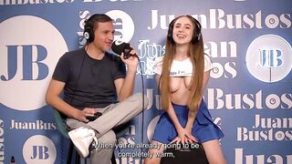 Latin Sweetheart Olivia Prada beautiful young lady rides sex machine and cums like insane - Juan Bustos Podcast