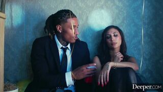 Deeper. Stunning Girl Gianna Devours Jay's Wet BBC