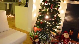 Surprised My Busty Wife With a BBC For Her Booty This Christmas - TouchMyWife