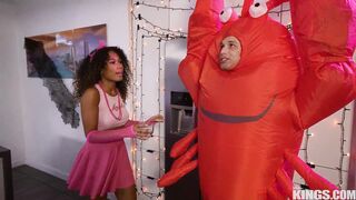 Filthy Taboo - Halloween three-some With My Black GF And Her Stepmom