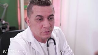 MOMxxx Big breasts golden-haired MILF Micky Muffin hardcore sex and deepthroat with big weenie doctor