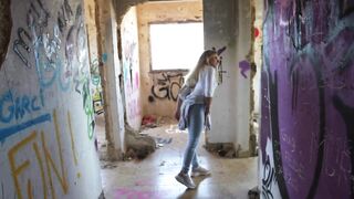 An Italian cock-sucker on holiday in Tenerife gives a foreigner oral-sex-sex near the church!