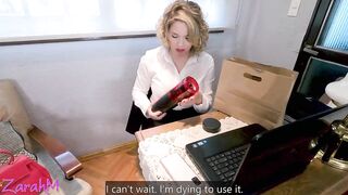 Hot secretary fucks his boss to keep her job. Anal Creampie Toys.