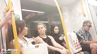 Bulge Flash 3 Gals on Train