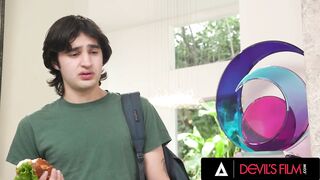 DEVILS FILM - Horny Stepmom Shay Sights Gets Her Ass Banged Up By Her Teen Stepson