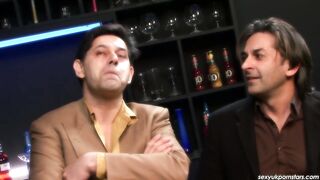 Worthy-Looking footballers wives end up in an orgy