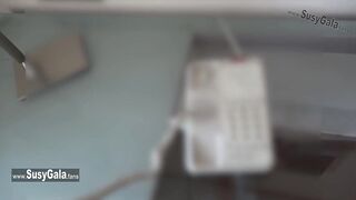 ROOM SERVICE ROUGH SEX - Room Service roleplay screwing for money - Susy Gala & Nick Moreno