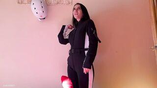 After skiing, stepmom shares daybed with stepson (PART 2)