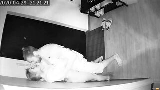 Hidden Camera Caught a Youthful Wife on Cheating with a Neighbour at Night