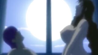 Step Mommy and daughter in sexy anime sex